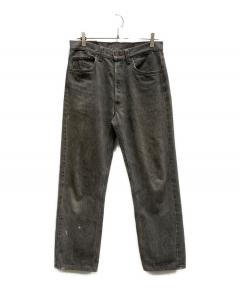 中古・古着通販】LEVI'S (リーバイス) 501先染めブラックデニム