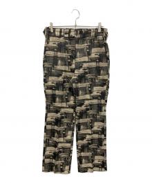 Needles×JOURNAL STANDARD（ニードルズ×ジャーナルスタンダード）の古着「別注 総柄パンツ」｜ブラック