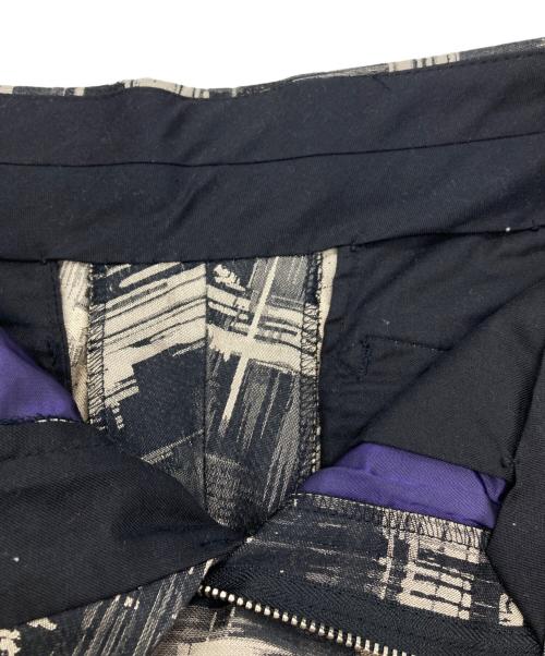 Needles（ニードルズ）Needles (ニードルズ) JOURNAL STANDARD (ジャーナルスタンダード) 別注 総柄パンツ ブラック サイズ:Sの古着・服飾アイテム