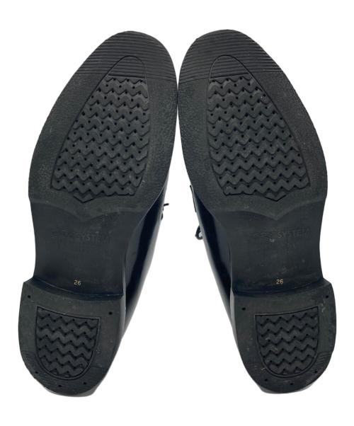 REGAL（リーガル）REGAL (リーガル) GEOX (ジオックス) レースアップシューズ ブラック サイズ:26㎝の古着・服飾アイテム