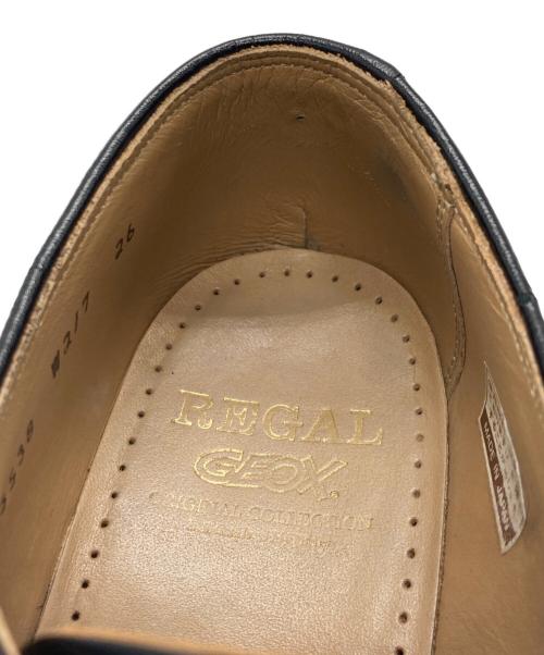 REGAL（リーガル）REGAL (リーガル) GEOX (ジオックス) レースアップシューズ ブラック サイズ:26㎝の古着・服飾アイテム