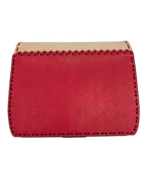 GBL（ジービーエル）GBL (ジービーエル) ojaga design (オジャガデザイン) コンパクトウォレット レッドの古着・服飾アイテム