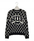 HUFハフ）の古着「BREAKTHROUGH CREWNECK SWEATER」｜ブラック
