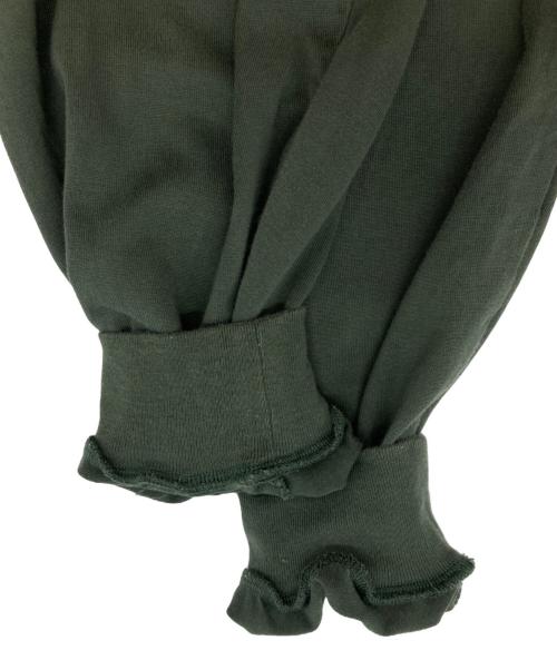 Graphpaper（グラフペーパー）Graphpaper (グラフペーパー) Tri Spun Cotton L/S Oversized Tee グリーン サイズ:2の古着・服飾アイテム