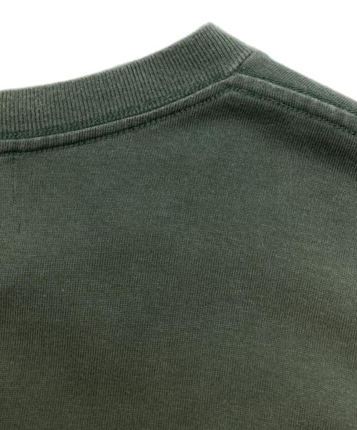 Graphpaper（グラフペーパー）Graphpaper (グラフペーパー) Tri Spun Cotton L/S Oversized Tee グリーン サイズ:2の古着・服飾アイテム