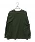 Graphpaper (グラフペーパー) Tri Spun Cotton L/S Oversized Tee グリーン サイズ:2：10000円