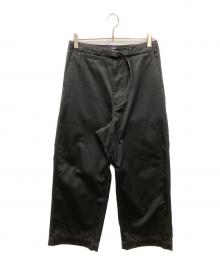 THE NORTHFACE PURPLELABEL（ザ・ノースフェイス パープルレーベル）の古着「Chino Wide Straight Field Pants」｜ブラック