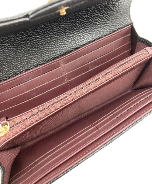 CHANEL（シャネル）CHANEL (シャネル) クラシック ロングフラップ ウォレット ブラックの古着・服飾アイテム