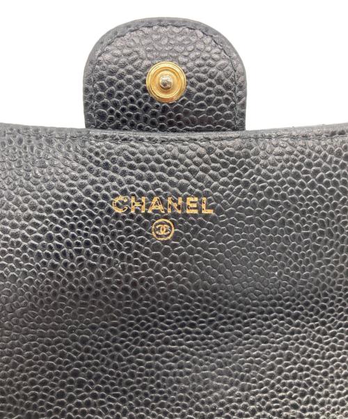 CHANEL（シャネル）CHANEL (シャネル) クラシック ロングフラップ ウォレット ブラックの古着・服飾アイテム