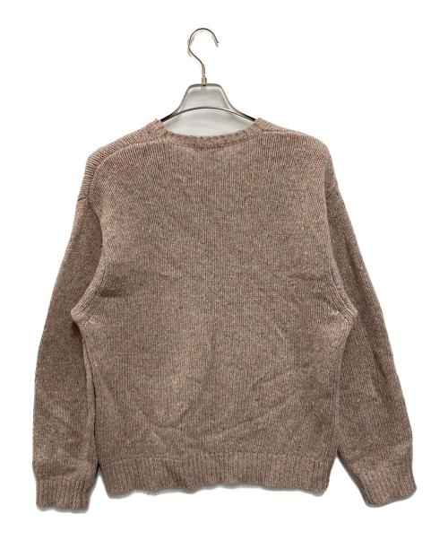 SUPREME（シュプリーム）Supreme (シュプリーム) small box speckle sweater ベージュ サイズ:Mの古着・服飾アイテム