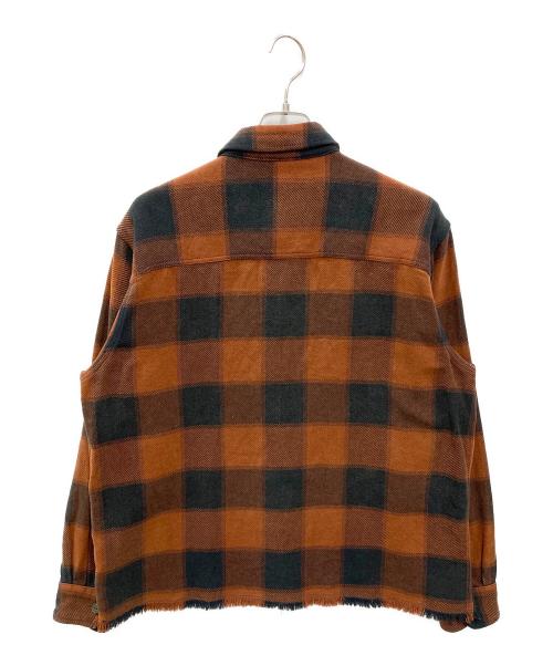 JOURNAL STANDARD relume（ジャーナルスタンダード レリューム）JOURNAL STANDARD relume (ジャーナルスタンダード レリューム) USAコットン フリンジネル バッファローチェックシャツ ブラック×ブラウン サイズ:Mの古着・服飾アイテム