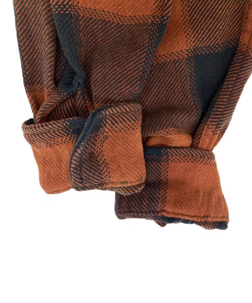 JOURNAL STANDARD relume（ジャーナルスタンダード レリューム）JOURNAL STANDARD relume (ジャーナルスタンダード レリューム) USAコットン フリンジネル バッファローチェックシャツ ブラック×ブラウン サイズ:Mの古着・服飾アイテム