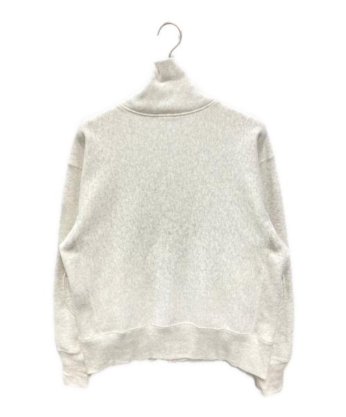 Champion（チャンピオン）Champion (チャンピオン) JOURNAL STANDARD (ジャーナルスタンダード) 別注エルボーパッチスウェットカーディガン グレー サイズ:Lの古着・服飾アイテム