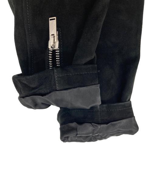 Saint Laurent Paris（サンローランパリ）Saint Laurent Paris (サンローランパリ) スエードレザーライダースジャケット ブラック サイズ:44の古着・服飾アイテム