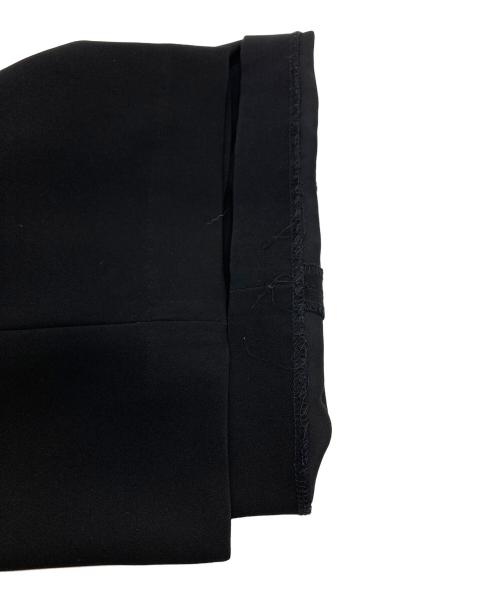 ENFOLD（エンフォルド）ENFOLD (エンフォルド) RELAX ELASTIC WIDE-TROUSERS ブラック サイズ:34の古着・服飾アイテム