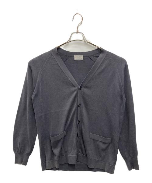 MARGARET HOWELL（マーガレットハウエル）MARGARET HOWELL (マーガレットハウエル) JOHN SMEDLEY (ジョンスメドレー) カーディガン グレー サイズ:Lの古着・服飾アイテム