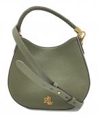 LAUREN RALPH LAURENローレンラルフローレン）の古着「2WAYショルダーバッグ」｜グリーン