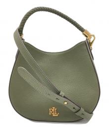 LAUREN RALPH LAUREN（ローレンラルフローレン）の古着「2WAYショルダーバッグ」｜グリーン
