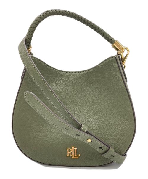 LAUREN RALPH LAUREN（ローレンラルフローレン）LAUREN RALPH LAUREN (ローレンラルフローレン) 2WAYショルダーバッグ グリーンの古着・服飾アイテム