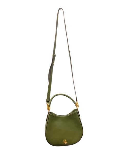 LAUREN RALPH LAUREN（ローレンラルフローレン）LAUREN RALPH LAUREN (ローレンラルフローレン) 2WAYショルダーバッグ グリーンの古着・服飾アイテム