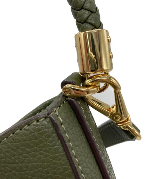 LAUREN RALPH LAUREN（ローレンラルフローレン）LAUREN RALPH LAUREN (ローレンラルフローレン) 2WAYショルダーバッグ グリーンの古着・服飾アイテム