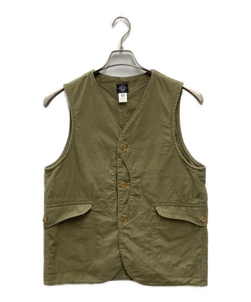 POST O'ALLS（ポストオーバーオールズ）POST O'ALLS (ポストオーバーオールズ) Royal Traveler : french twill カーキ サイズ:Sの古着・服飾アイテム