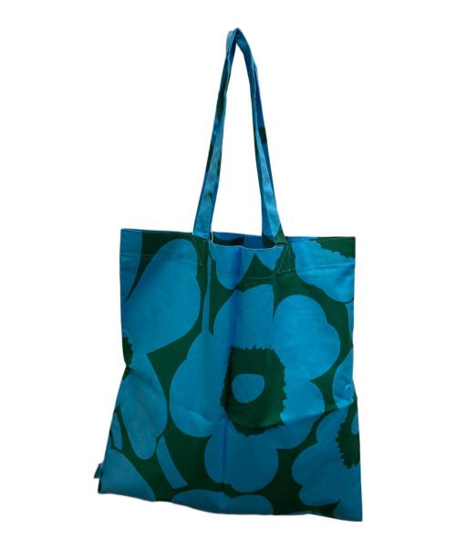 marimekko（マリメッコ）marimekko (マリメッコ) blue bottle coffee (ブルーボトルコーヒー) ウニッコトートバッグ スカイブルー 未使用品の古着・服飾アイテム