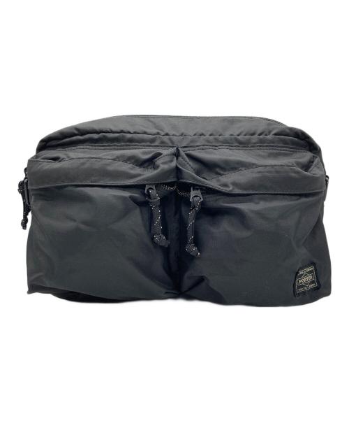 PORTER（ポーター）PORTER (ポーター) 2WAY WAIST BAG ブラックの古着・服飾アイテム