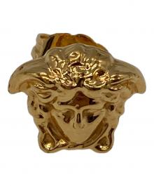 VERSACE（ヴェルサーチェ）の古着「メデューサロゴピアス」｜ゴールド
