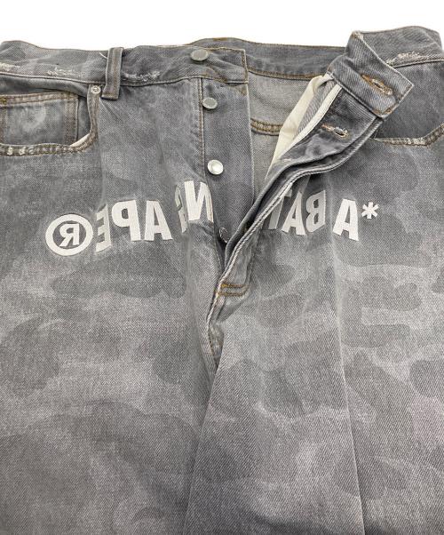 A BATHING APE（アベイシングエイプ）A BATHING APE (アベイシングエイプ) 1ST CAMO DESTROYED LOOSE FIT グレー サイズ:XLの古着・服飾アイテム
