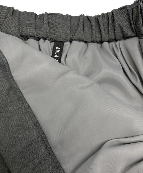 AULA AILA（アウラアイラ）AULA AILA (アウラアイラ) BOX PLEATS SKIRT グレーの古着・服飾アイテム