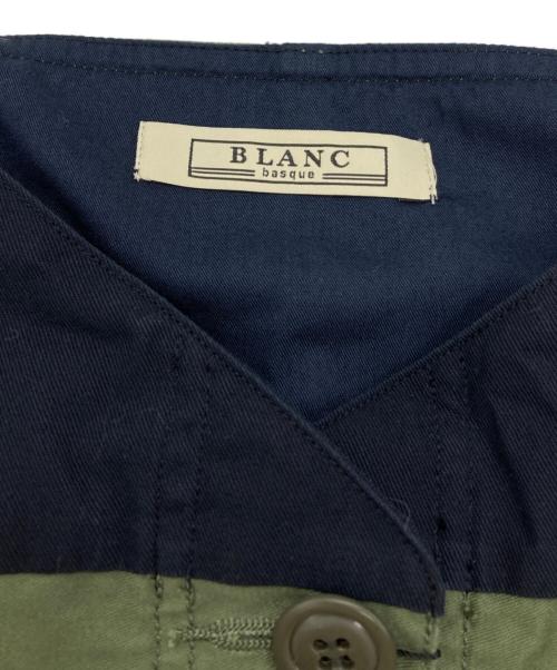 blanc basque（ブランバスク）BLANC basque (ブランバスク) 配色切替デザインキャミ ビスチェ グリーン サイズ:38 未使用品の古着・服飾アイテム