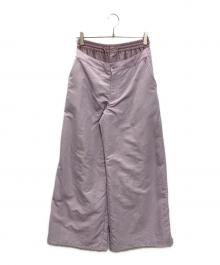AULA AILA（アウラアイラ）の古着「PATCHWORK LACE LAYER WIDEPANTS」｜ピンク
