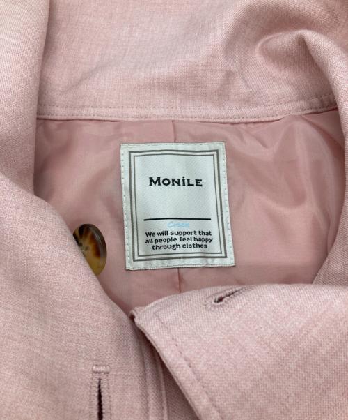 MONILE（モニーレ）MONILE (モニーレ) ショートコート ピンク サイズ:FREEの古着・服飾アイテム