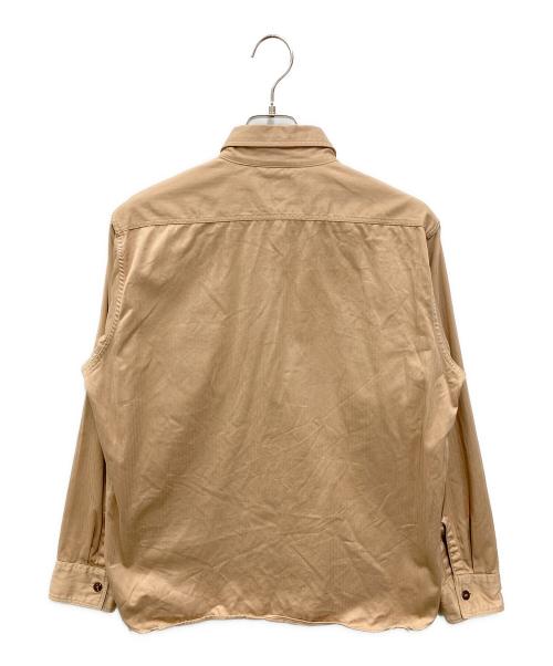 BUZZ RICKSON'S（バズリクソンズ）Buzz Rickson's (バズリクソンズ) HERRINGBONE WORK SHIRTS ベージュ サイズ:Mの古着・服飾アイテム