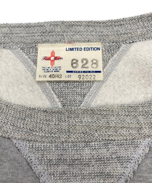 LIMITED EDITION（リミテッドエディション）LIMITED EDITION (リミテッドエディション) 両V丸胴スウェット グレー サイズ:40/42の古着・服飾アイテム