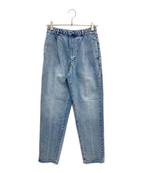 THIRD MAGAZINE（サードマガジン）THIRD MAGAZINE (サードマガジン) テーパードデニムパンツ インディゴ サイズ:2 未使用品の古着・服飾アイテム