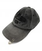 Kimhekimキムヘキム）の古着「UPCYCLED PEARL PIERCED BASEBALL CAP」｜グレー