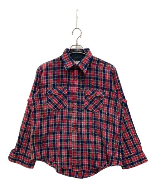Richman BROTHERS（リッチマンブラザーズ）RICHMAN BROTHERS (リッチマンブラザーズ) ネルシャツ レッド サイズ:Lの古着・服飾アイテム