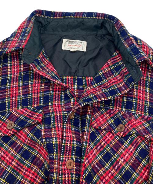 Richman BROTHERS（リッチマンブラザーズ）RICHMAN BROTHERS (リッチマンブラザーズ) ネルシャツ レッド サイズ:Lの古着・服飾アイテム