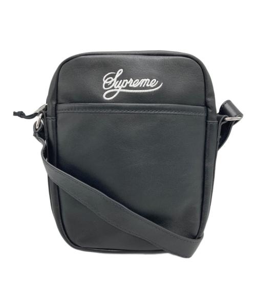 SUPREME（シュプリーム）Supreme (シュプリーム) NIKE (ナイキ) Leather Shoulder Bag ブラックの古着・服飾アイテム
