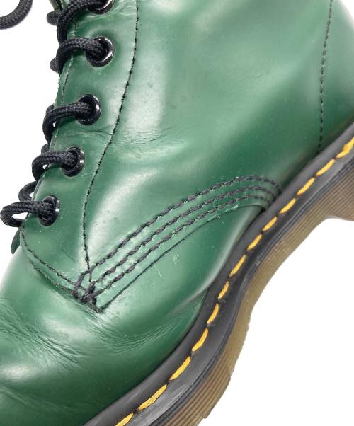 Dr.Martens（ドクターマーチン）Dr.Martens (ドクターマーチン) 8ホールブーツ グリーン サイズ:UK8の古着・服飾アイテム