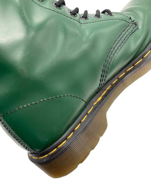 Dr.Martens（ドクターマーチン）Dr.Martens (ドクターマーチン) 8ホールブーツ グリーン サイズ:UK8の古着・服飾アイテム