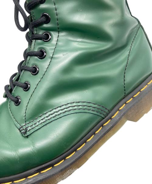 Dr.Martens（ドクターマーチン）Dr.Martens (ドクターマーチン) 8ホールブーツ グリーン サイズ:UK8の古着・服飾アイテム