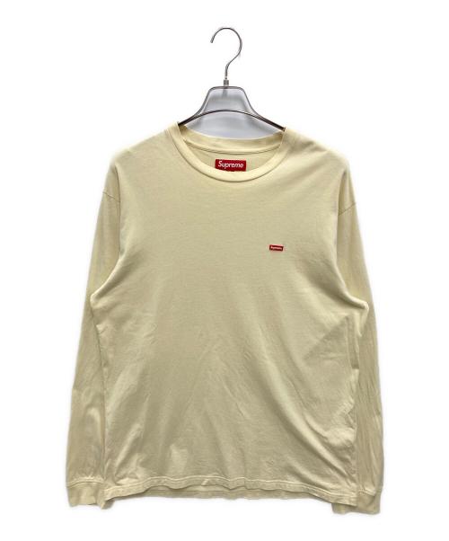 SUPREME（シュプリーム）SUPREME (シュプリーム) Small Box L/S Tee ベージュ サイズ:Mの古着・服飾アイテム