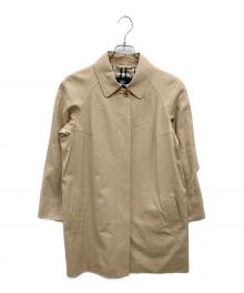 BURBERRY LONDON（バーバリーロンドン）の古着「ベルト付ステンカラーコート」｜ベージュ