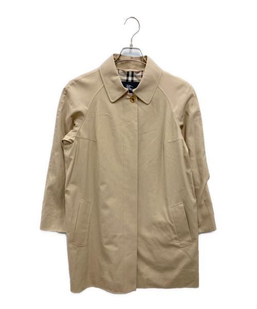 BURBERRY LONDON（バーバリーロンドン）BURBERRY LONDON (バーバリーロンドン) ベルト付ステンカラーコート ベージュ サイズ:40の古着・服飾アイテム
