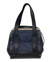 sacai（サカイ）の古着「スタッズ ハンドバッグ」｜インディゴ