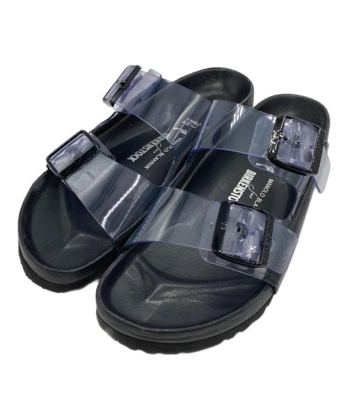 BIRKENSTOCK（ビルケンシュトック）BIRKENSTOCK (ビルケンシュトック) Manolo Blahnik (マノロブラニク) アリゾナ クリアサンダル ブラック サイズ:37の古着・服飾アイテム