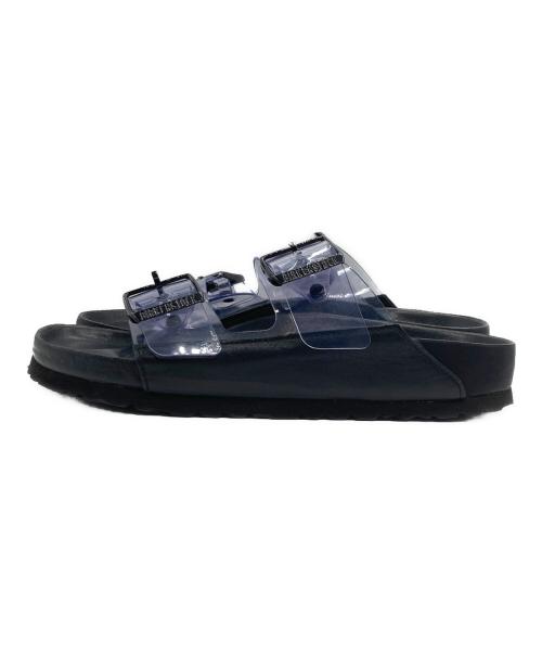 BIRKENSTOCK（ビルケンシュトック）BIRKENSTOCK (ビルケンシュトック) Manolo Blahnik (マノロブラニク) アリゾナ クリアサンダル ブラック サイズ:37の古着・服飾アイテム